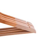 4Pcs Wooden Suit Hanger Set - Beige